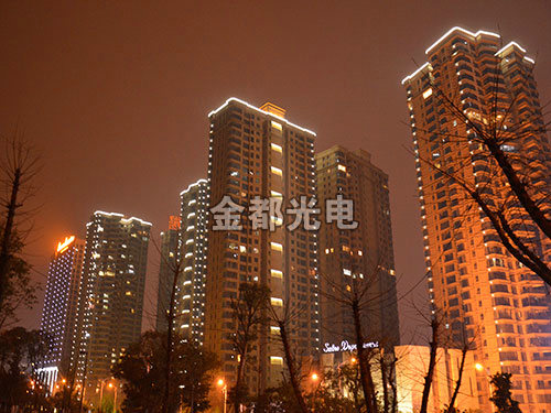 红橡华园发光字亮化工程